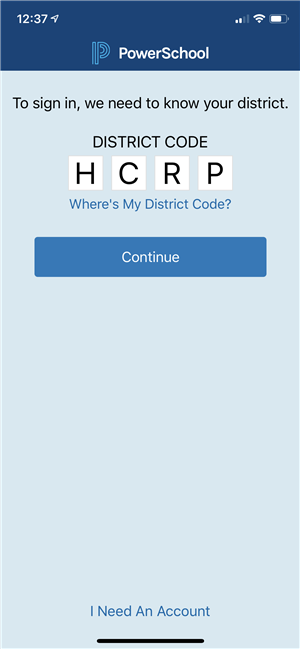 District Code 